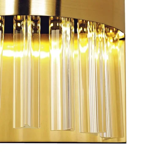 Бра Нимб LED LAMPS 81100/1W Natali Kovaltseva прозрачный на 1 лампа, основание золотое в стиле современный  фото 4
